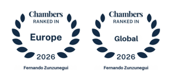Chambers Ranked in Europe 2026 y Global 2026 - Fernando Zunzunegui